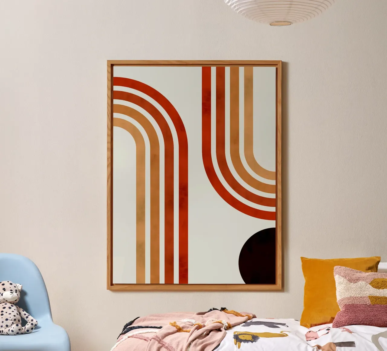 Linee minimaliste alluminio dibond da Sabine Klein