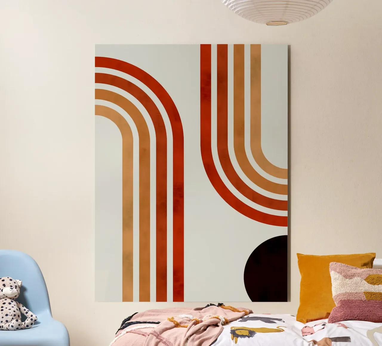 Linee minimaliste alluminio dibond da Sabine Klein