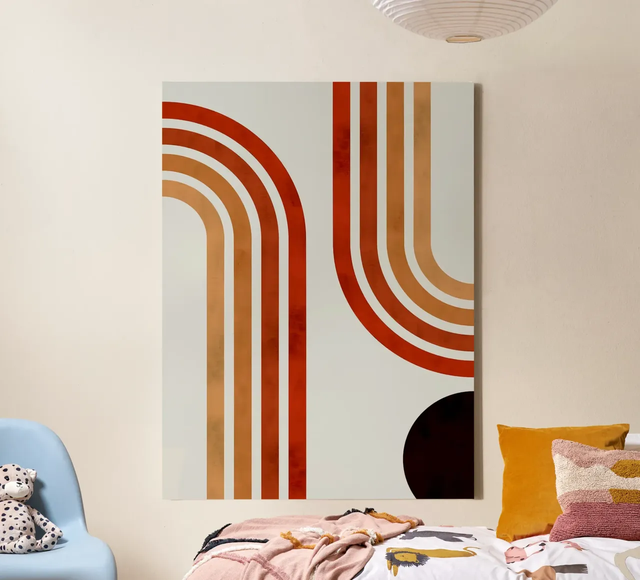 Linee minimaliste tela con Cornice a cassetta da Sabine Klein
