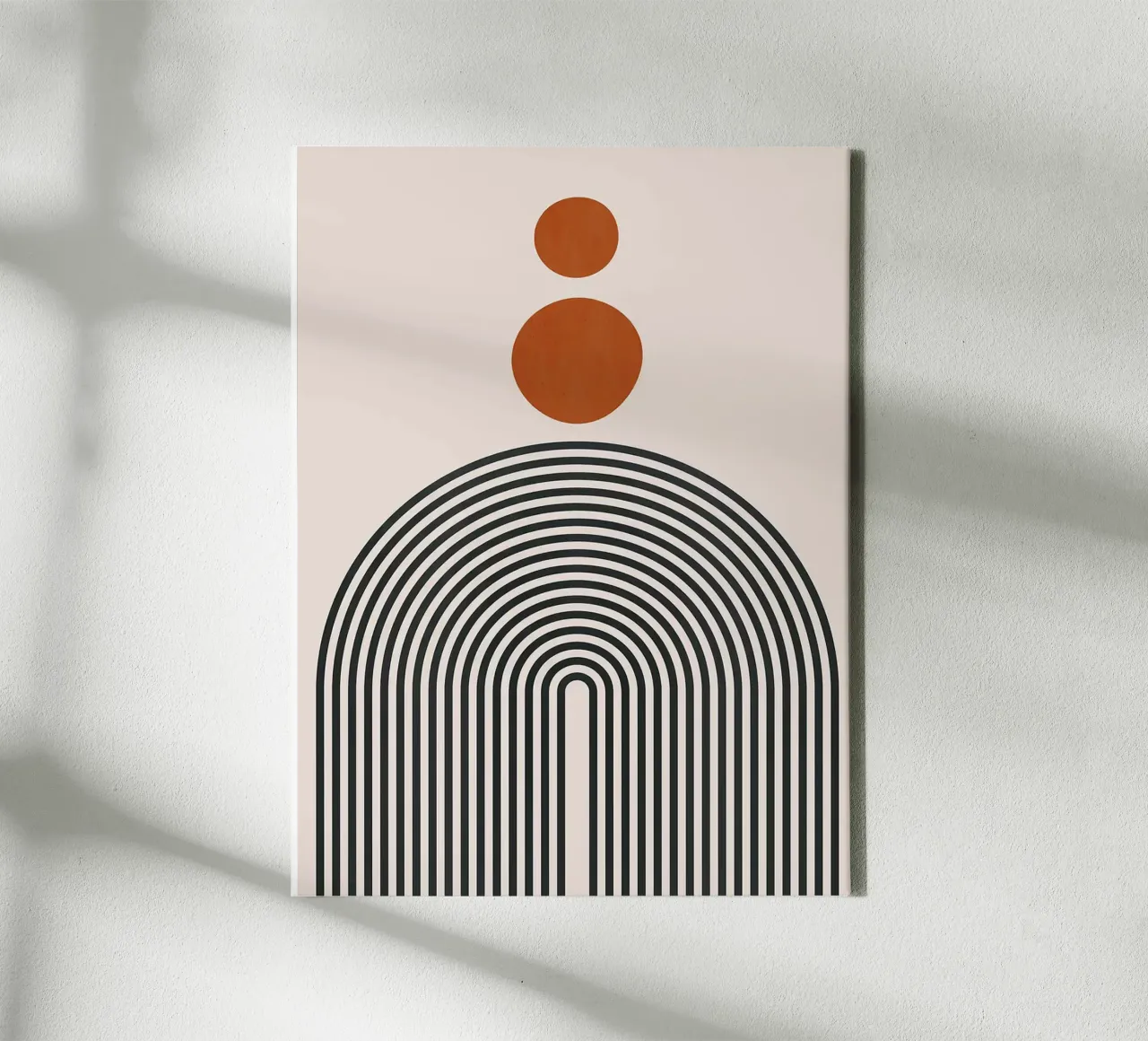 Figure minimaliste tela con Cornice a cassetta da Sabine Klein