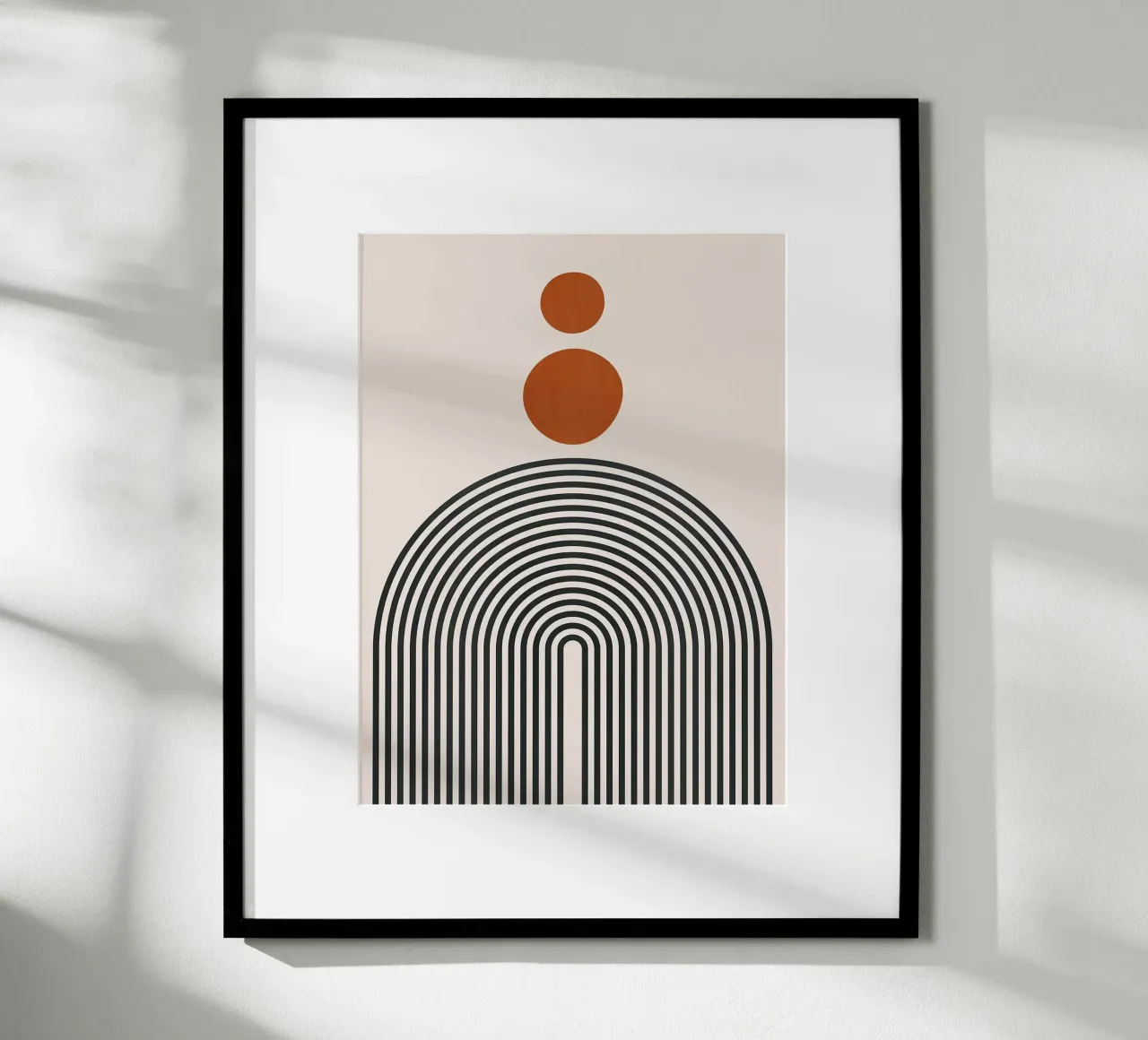 Figure minimaliste poster con telaio in plastica da Sabine Klein