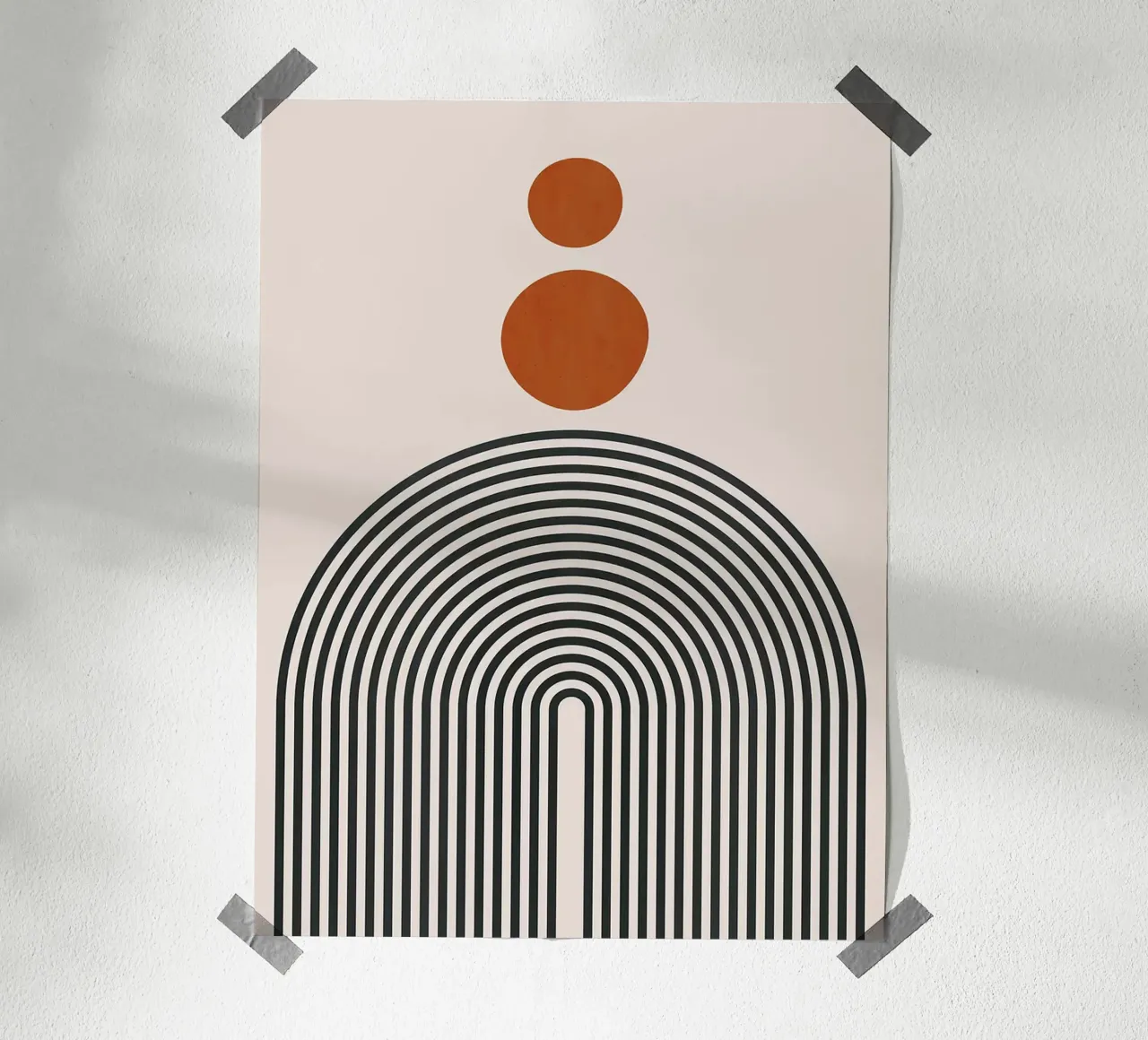 Figure minimaliste poster con telaio in plastica da Sabine Klein
