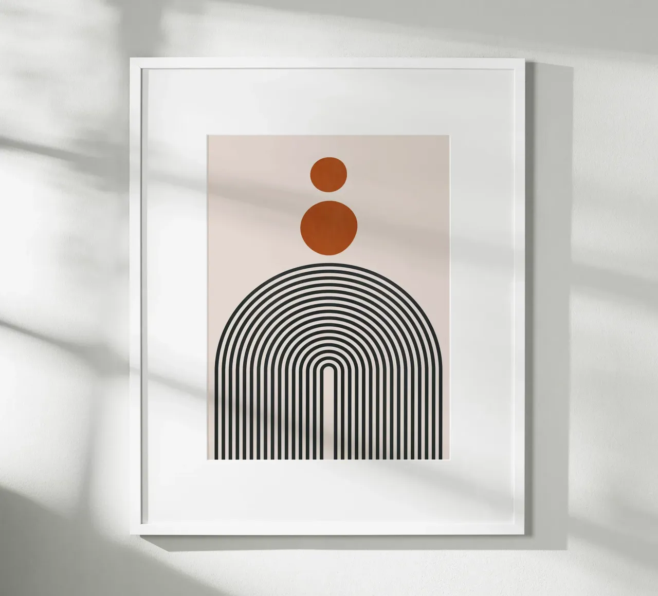 Figure minimaliste poster con telaio in plastica da Sabine Klein