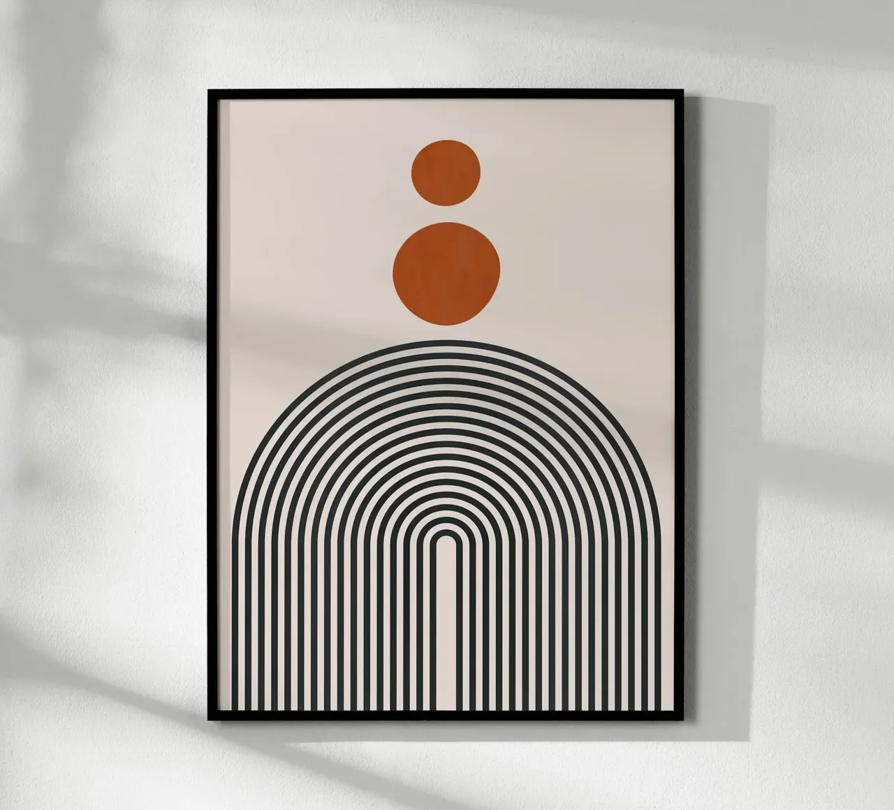 Figure minimaliste poster con telaio in plastica da Sabine Klein