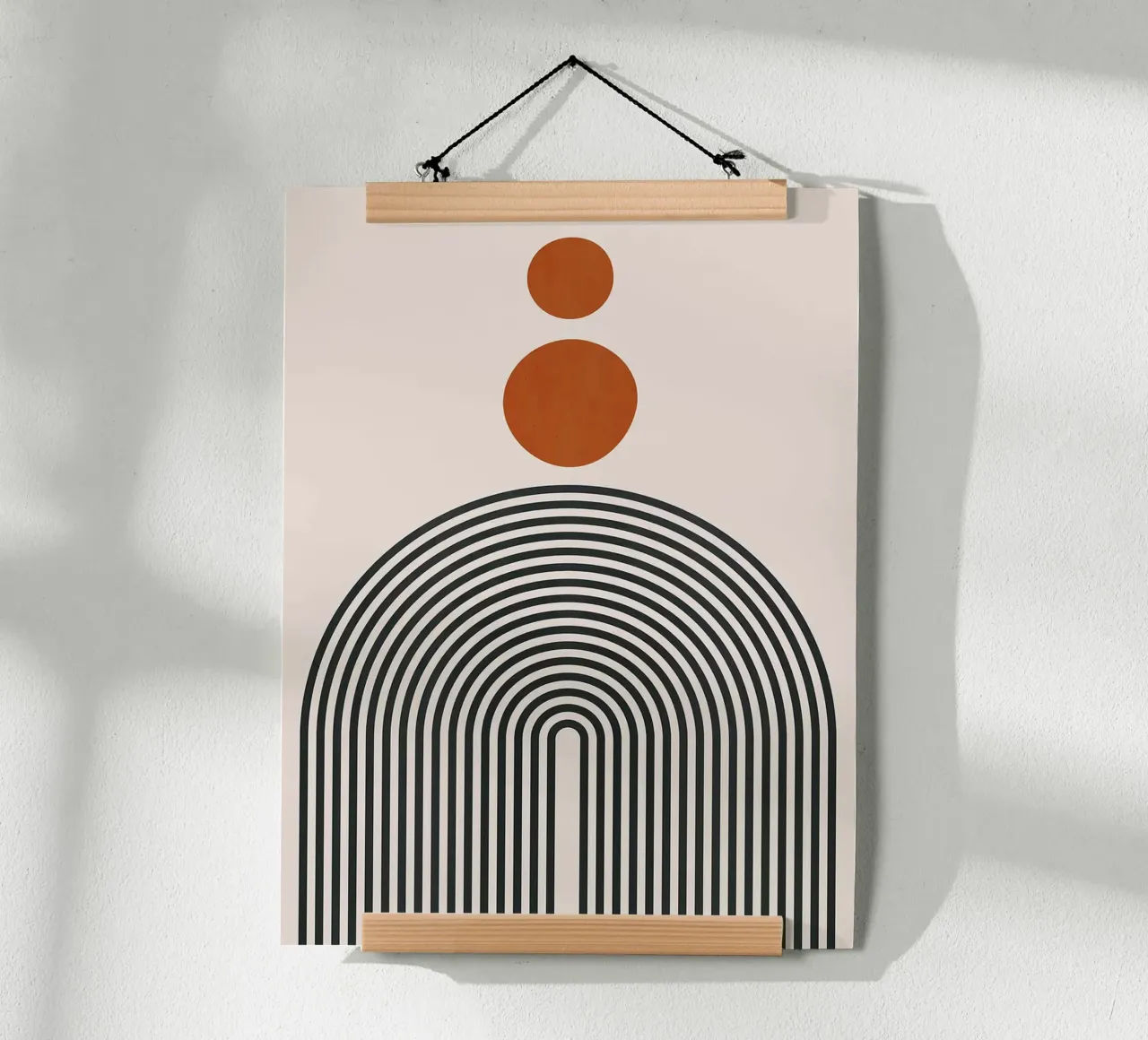 Figure minimaliste poster con telaio in plastica da Sabine Klein