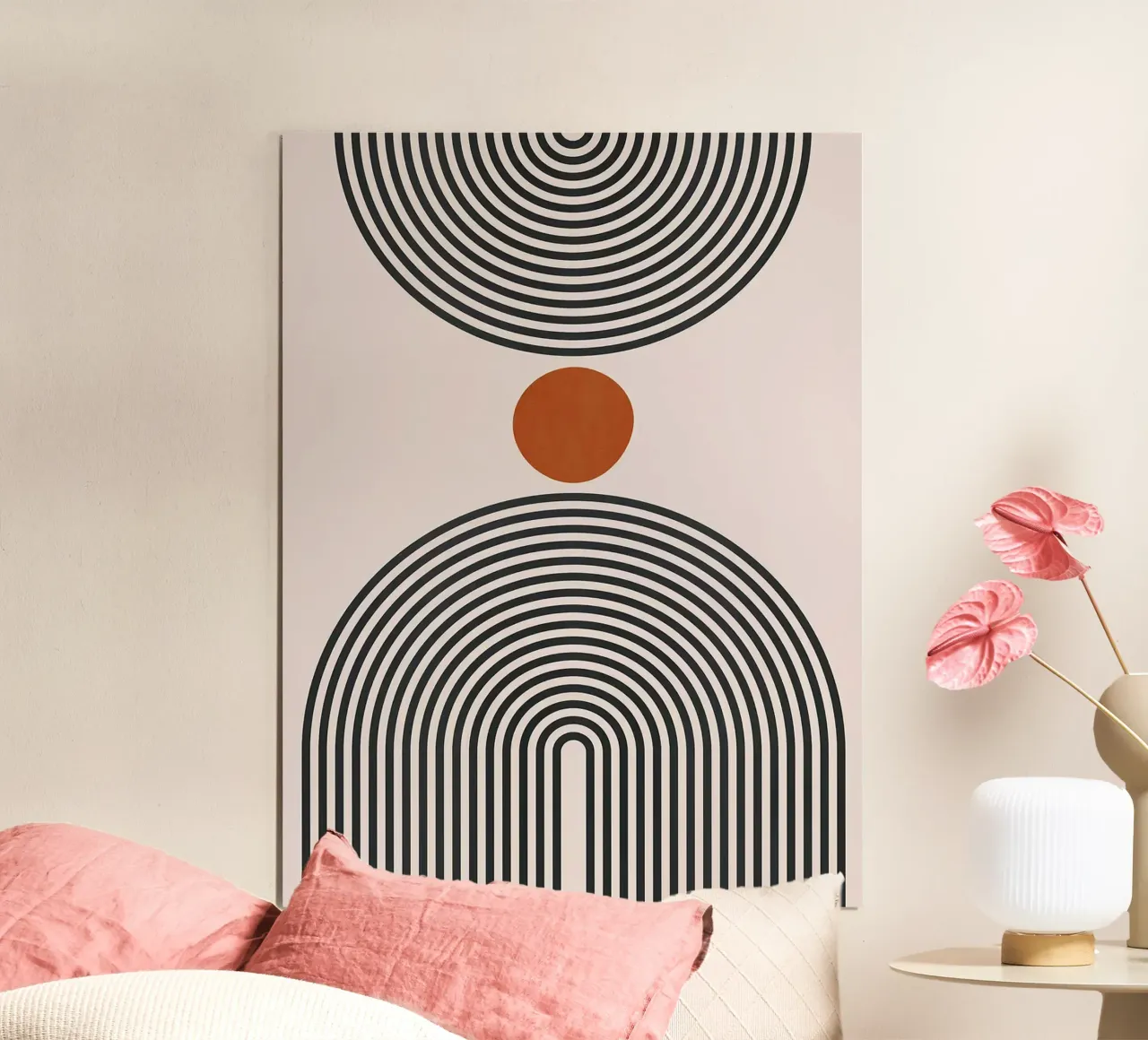 Figure minimaliste poster con telaio in plastica da Sabine Klein