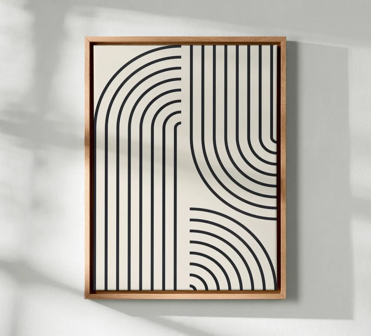 Linee d'arte tela con Cornice a cassetta da Sabine Klein