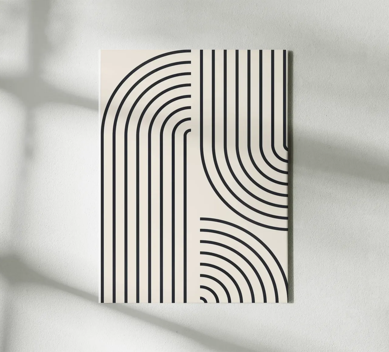 Linee d'arte tela con Cornice a cassetta da Sabine Klein