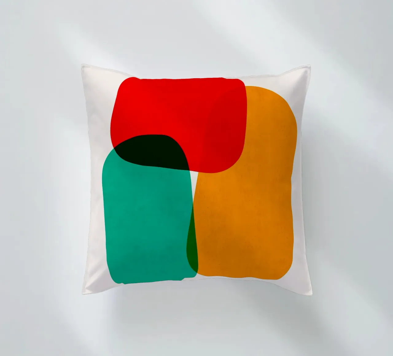 Forme colorate cuscino da Sabine Klein