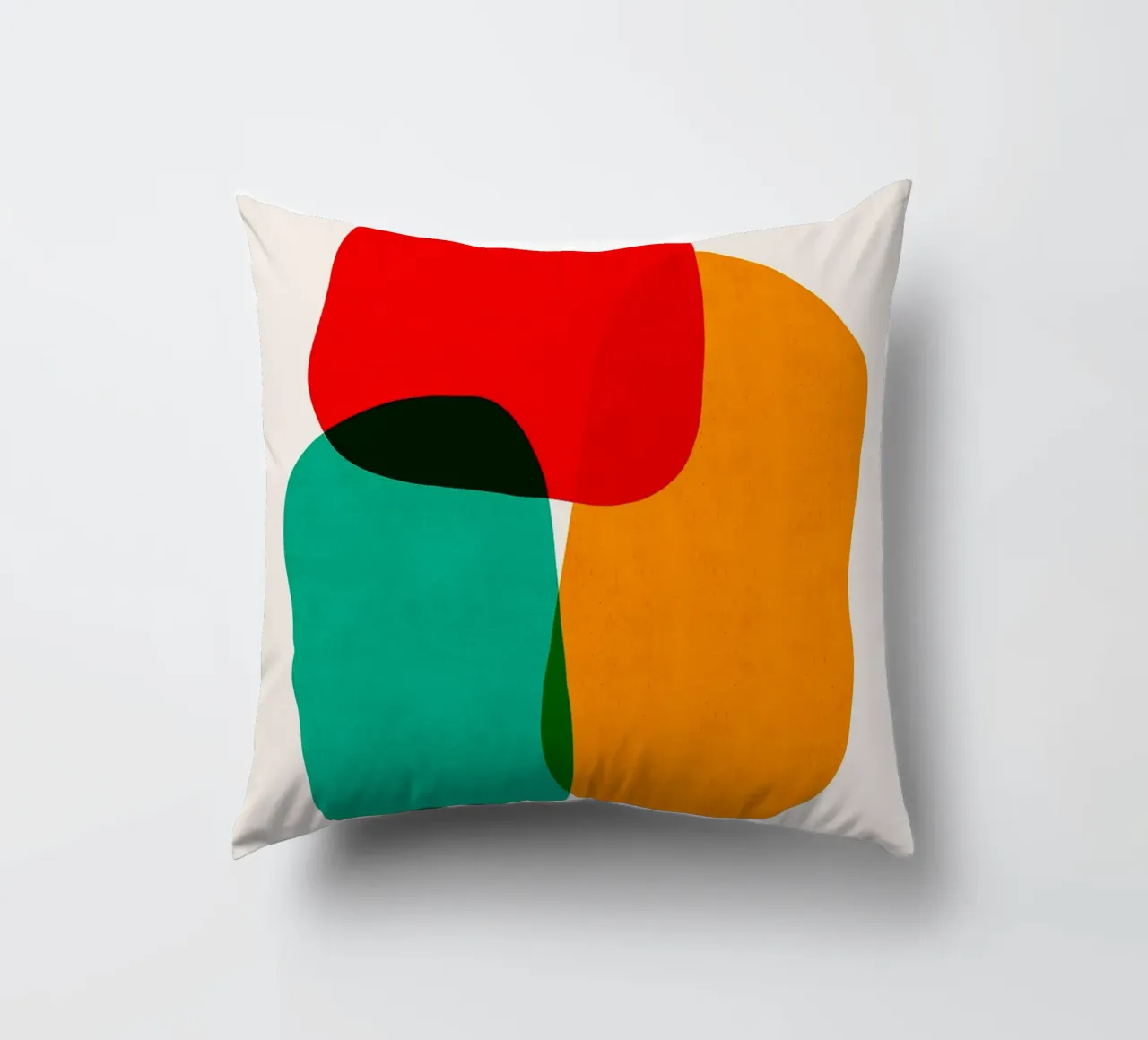 Forme colorate cuscino da Sabine Klein