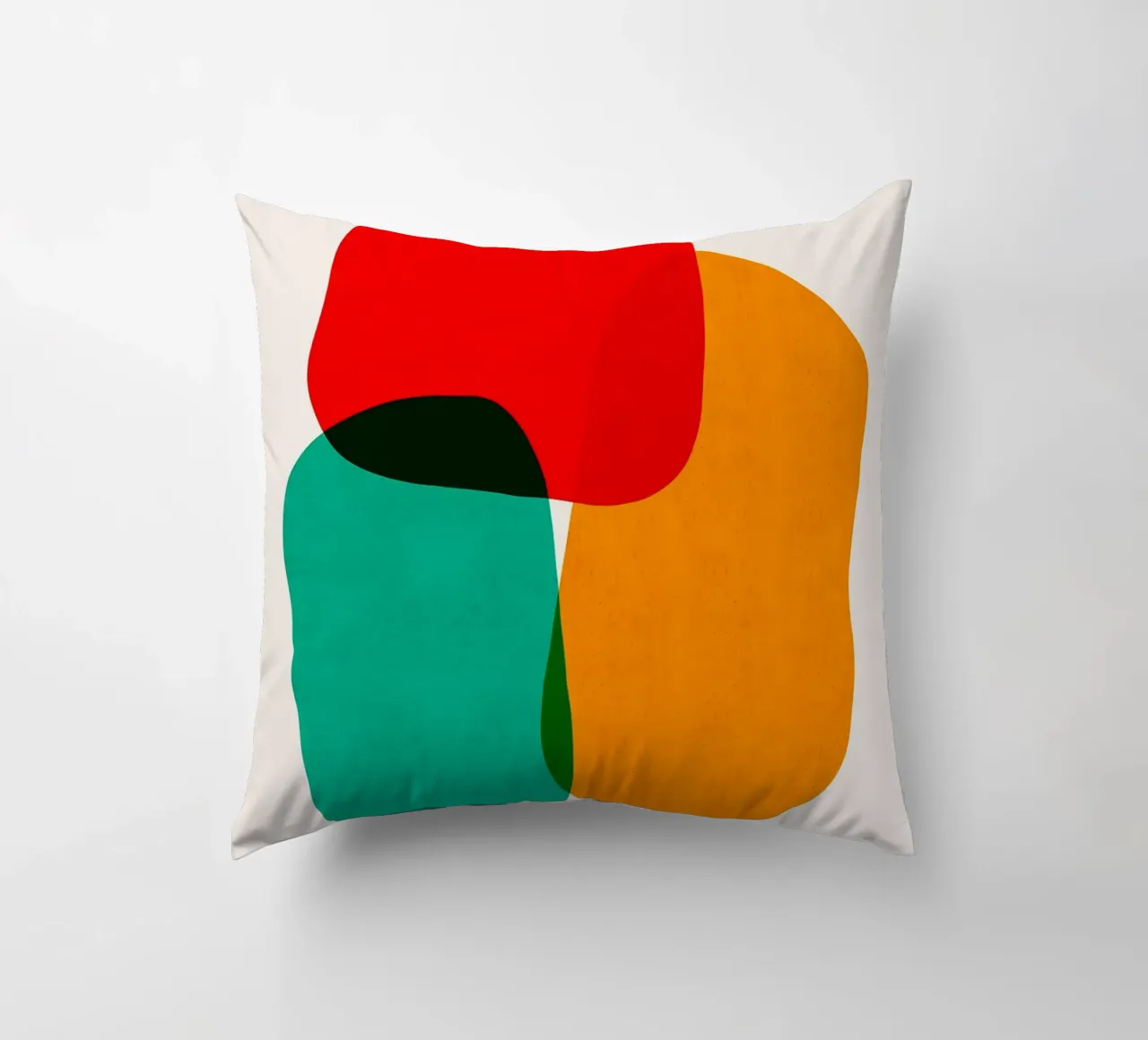 Forme colorate cuscino da Sabine Klein