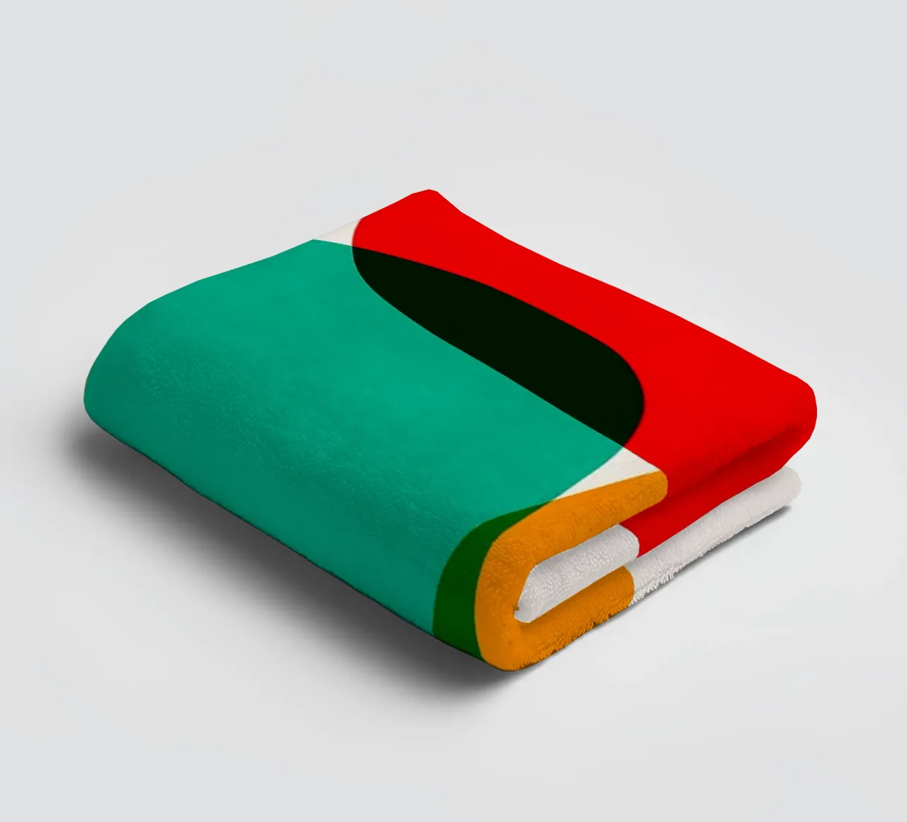 Forme colorate asciugamano da bagno da Sabine Klein