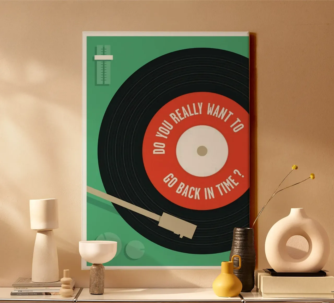 classic music player Leinwand mit Schattenfugenrahmen von riverbel