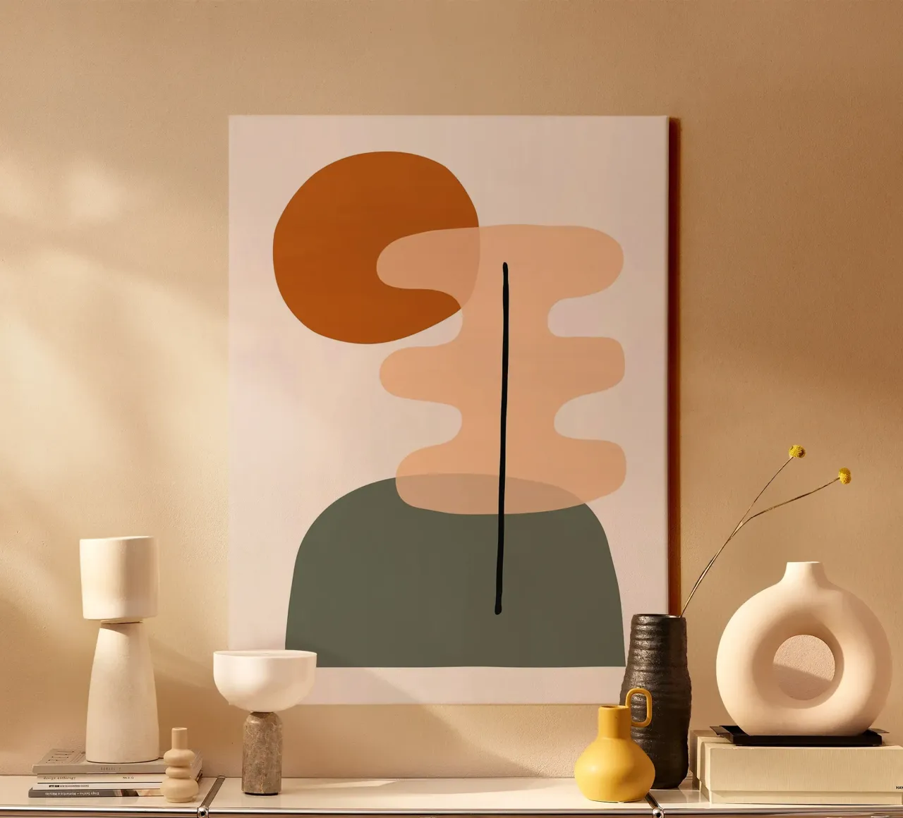 Organisch ontwerp canvas met Baklijst van Lisa Becker