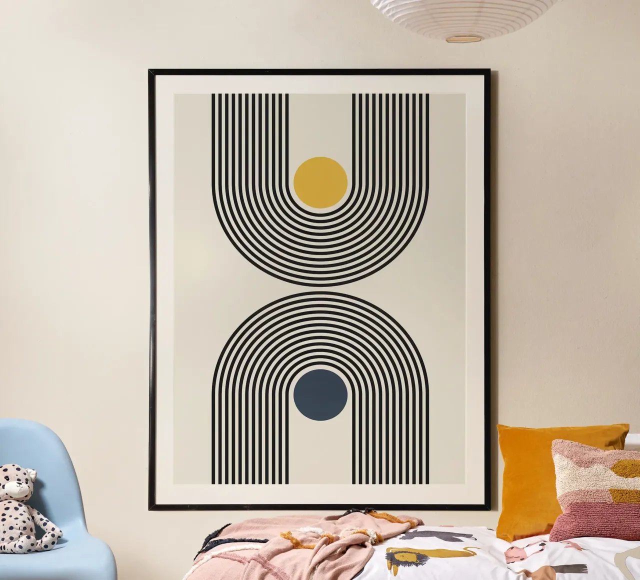 Semplicità XVI poster con telaio in plastica da Lisa Becker