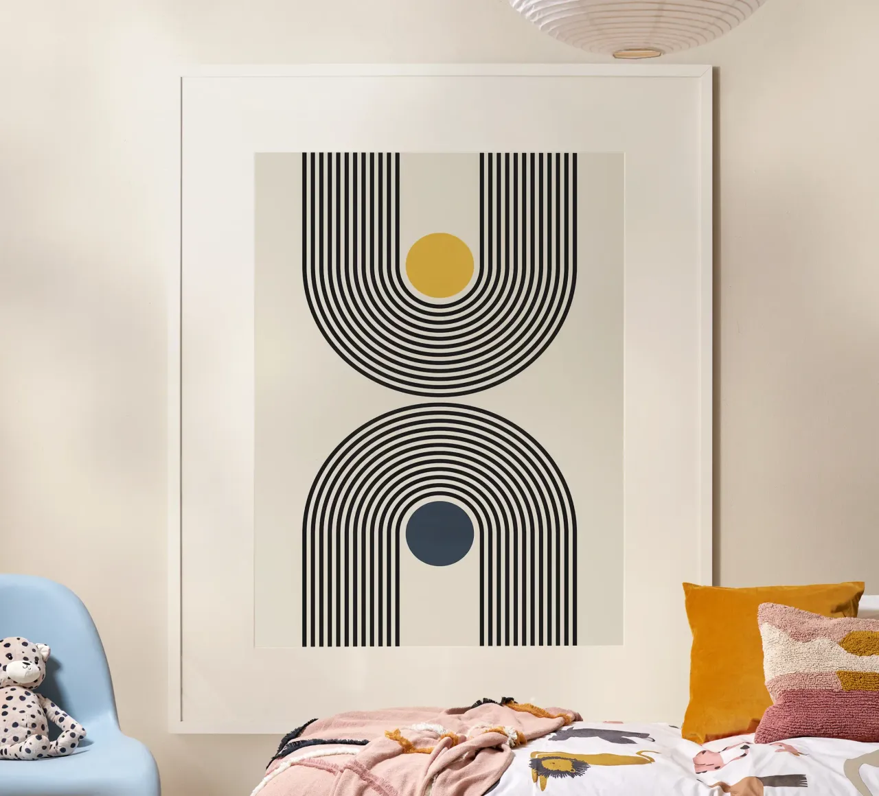 Semplicità XVI poster con telaio in plastica da Lisa Becker