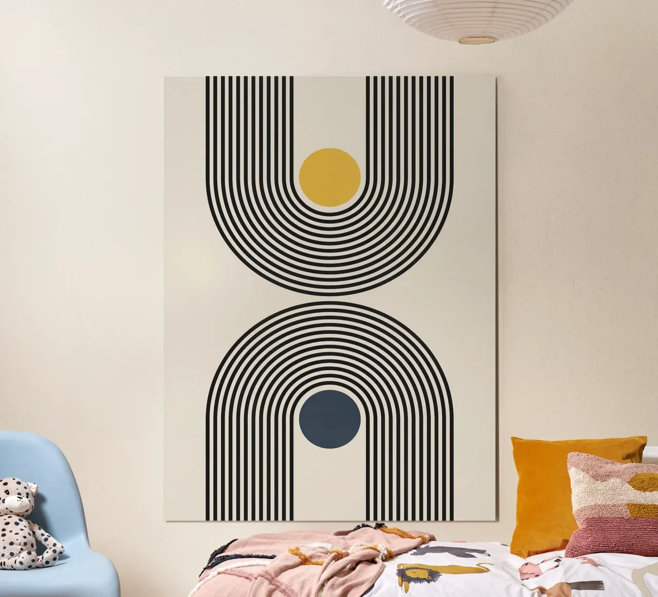 Semplicità XVI poster con telaio in plastica da Lisa Becker