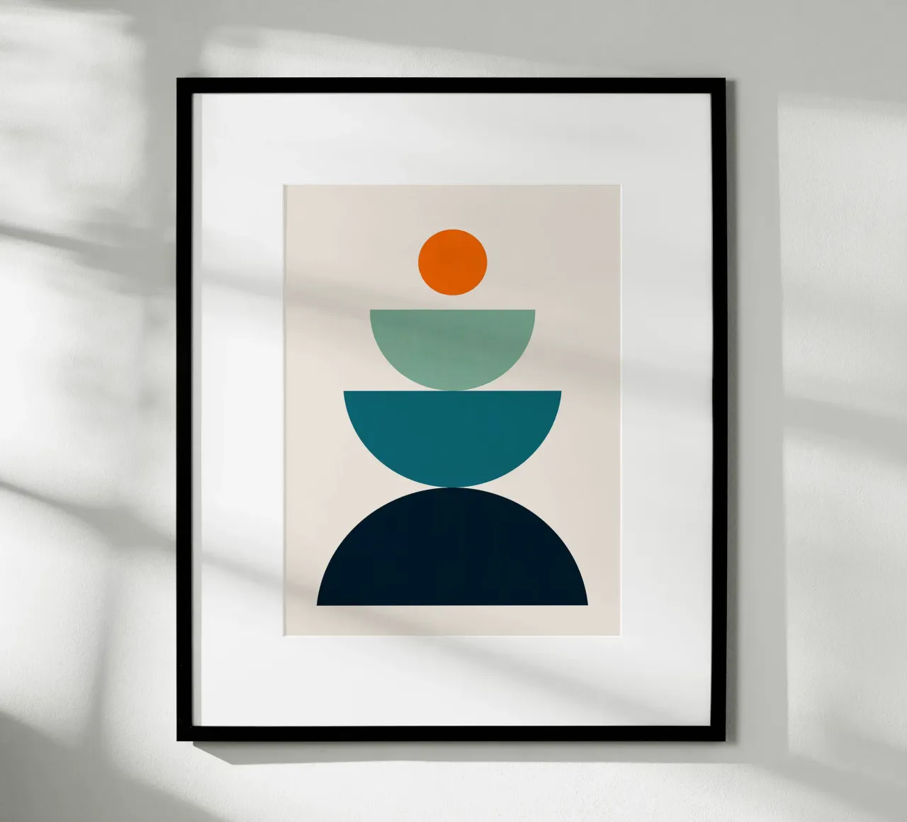 Minimalist lines poster by Lisa Becker