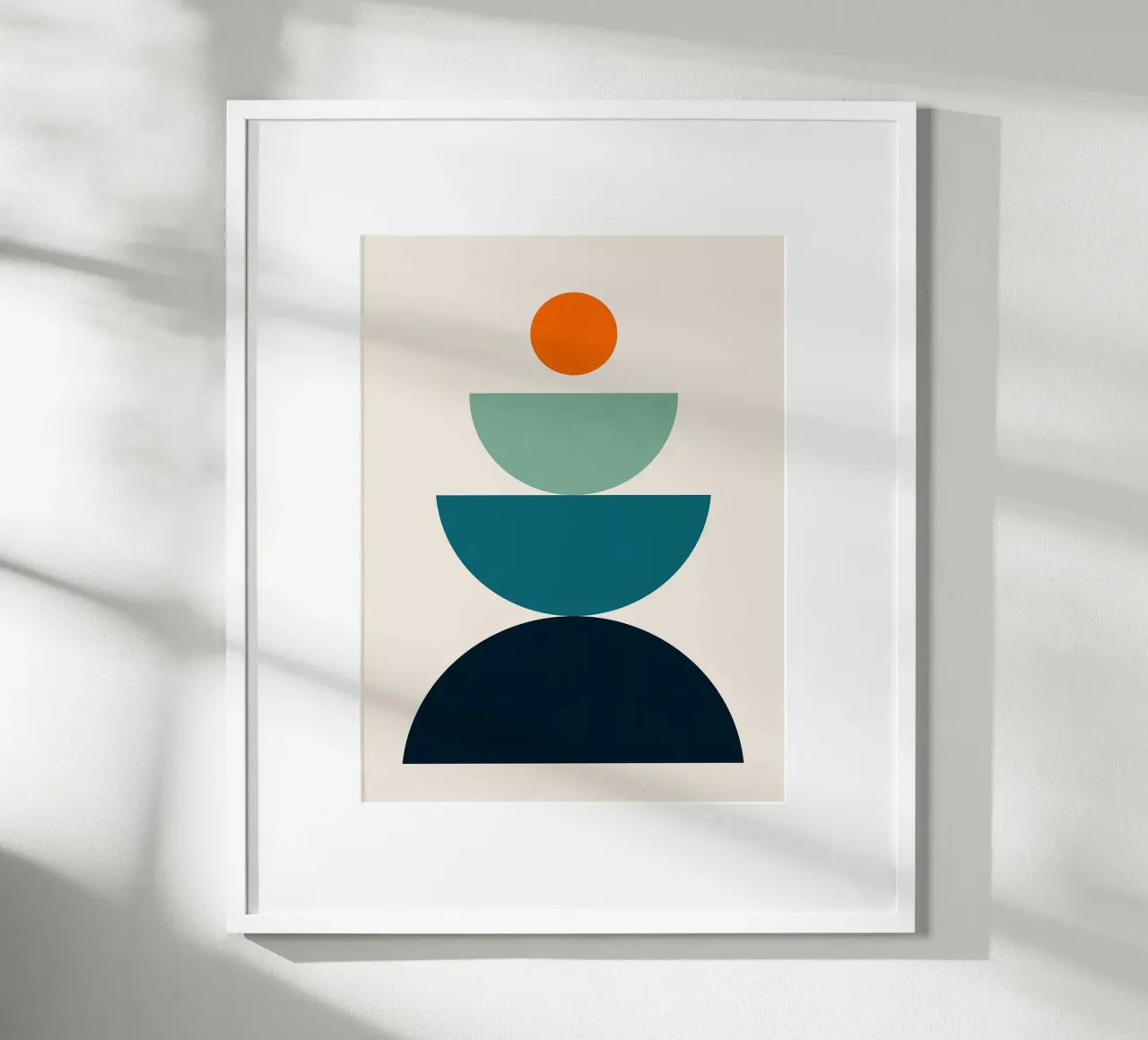 Minimalist lines poster by Lisa Becker
