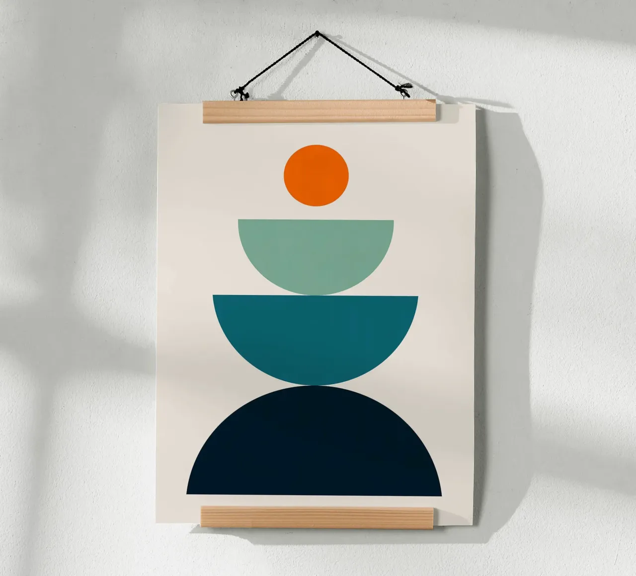Minimalist lines poster by Lisa Becker
