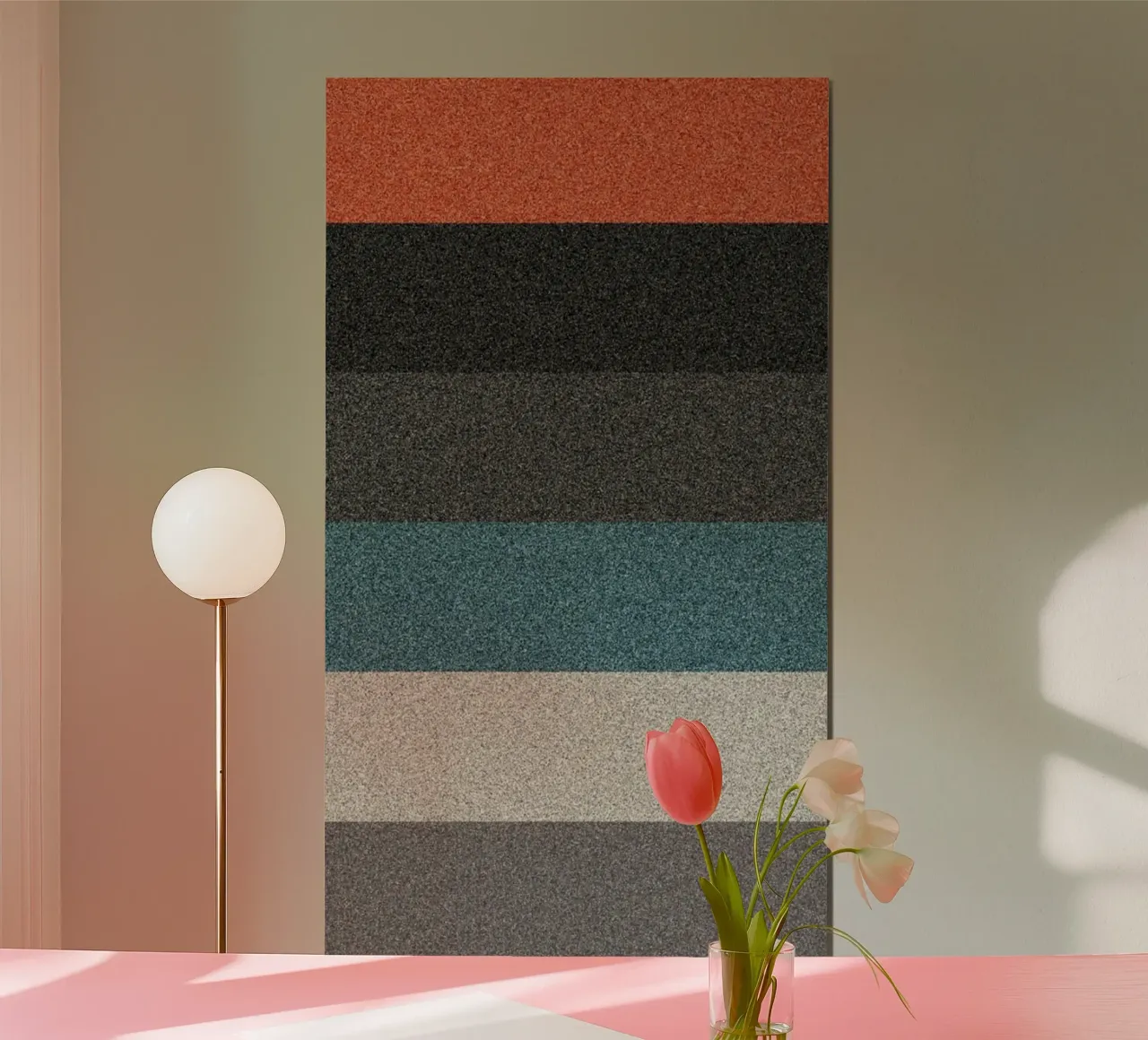 gradient grey poster by throme