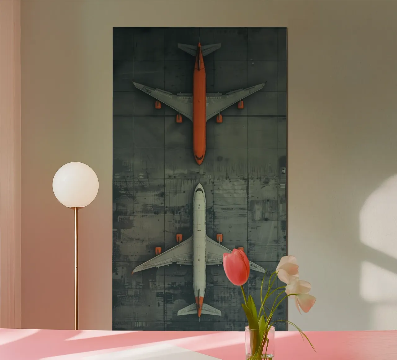 parallel plane poster con telaio in plastica da throme