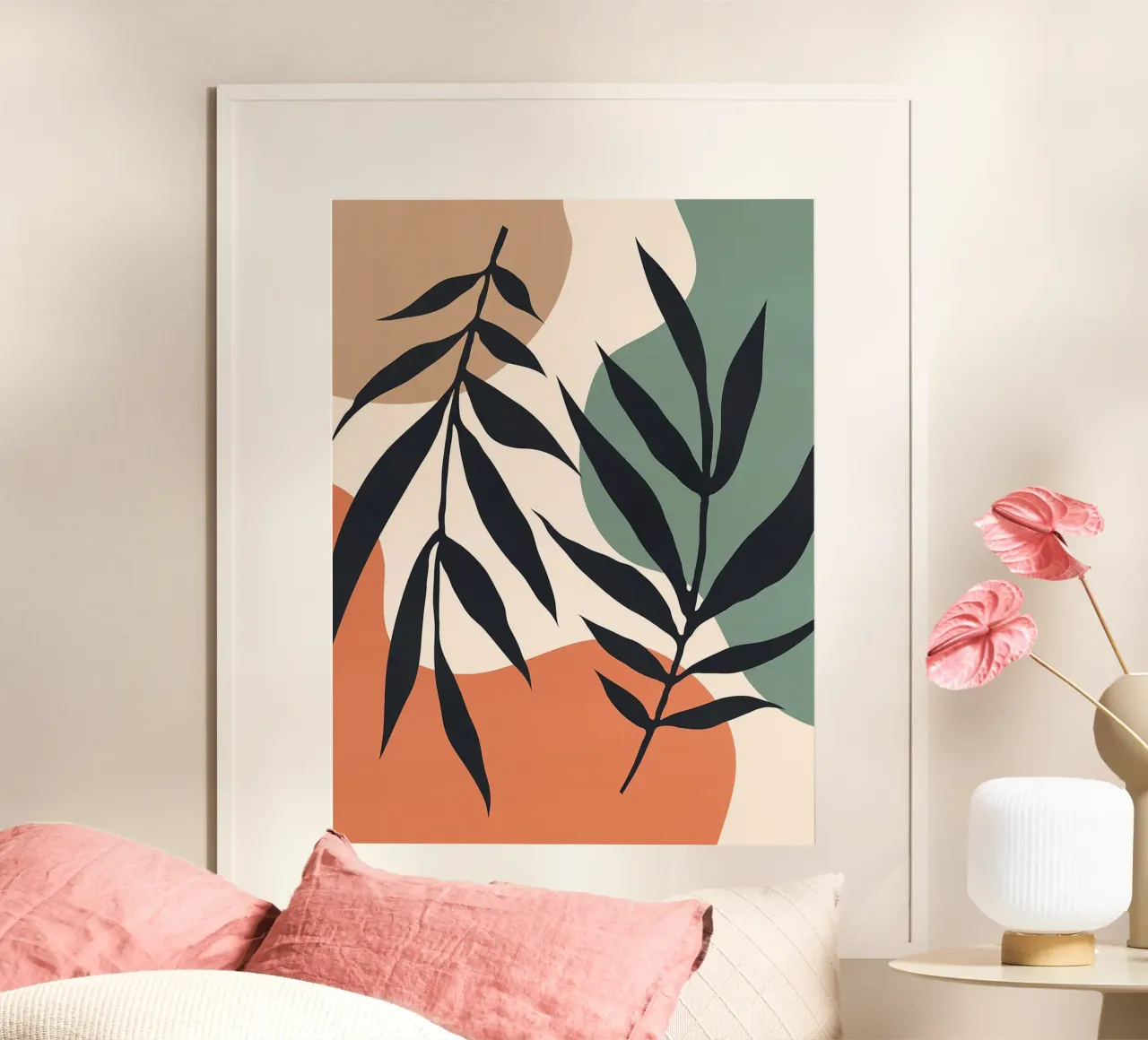 Floreale minimalista poster da Leon Franke