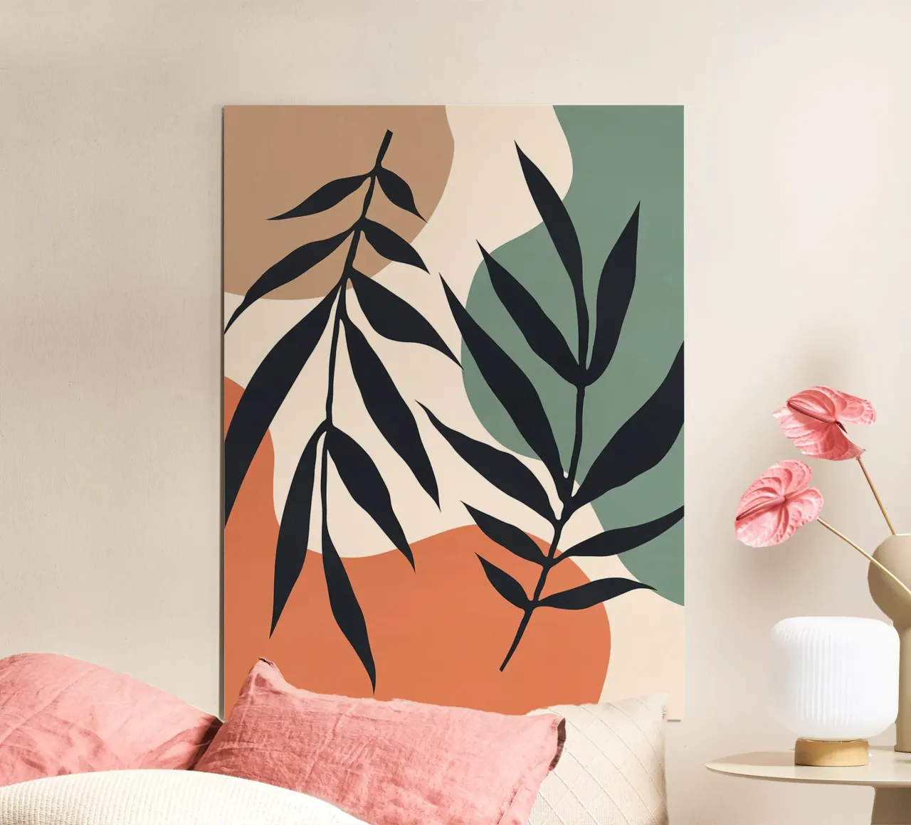Floreale minimalista poster da Leon Franke