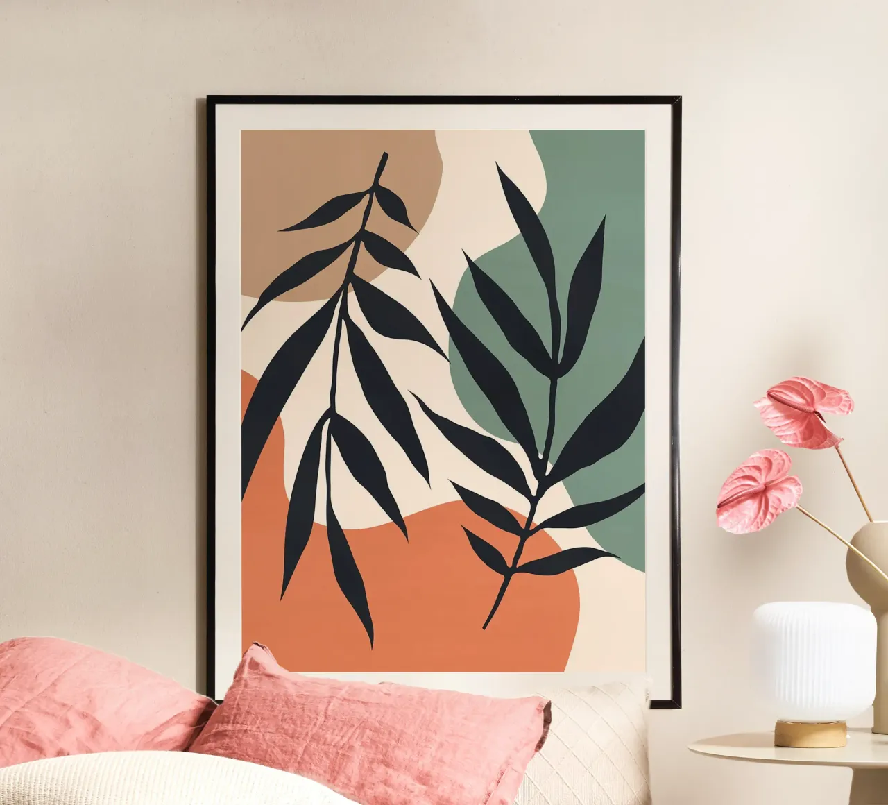 Floreale minimalista poster da Leon Franke