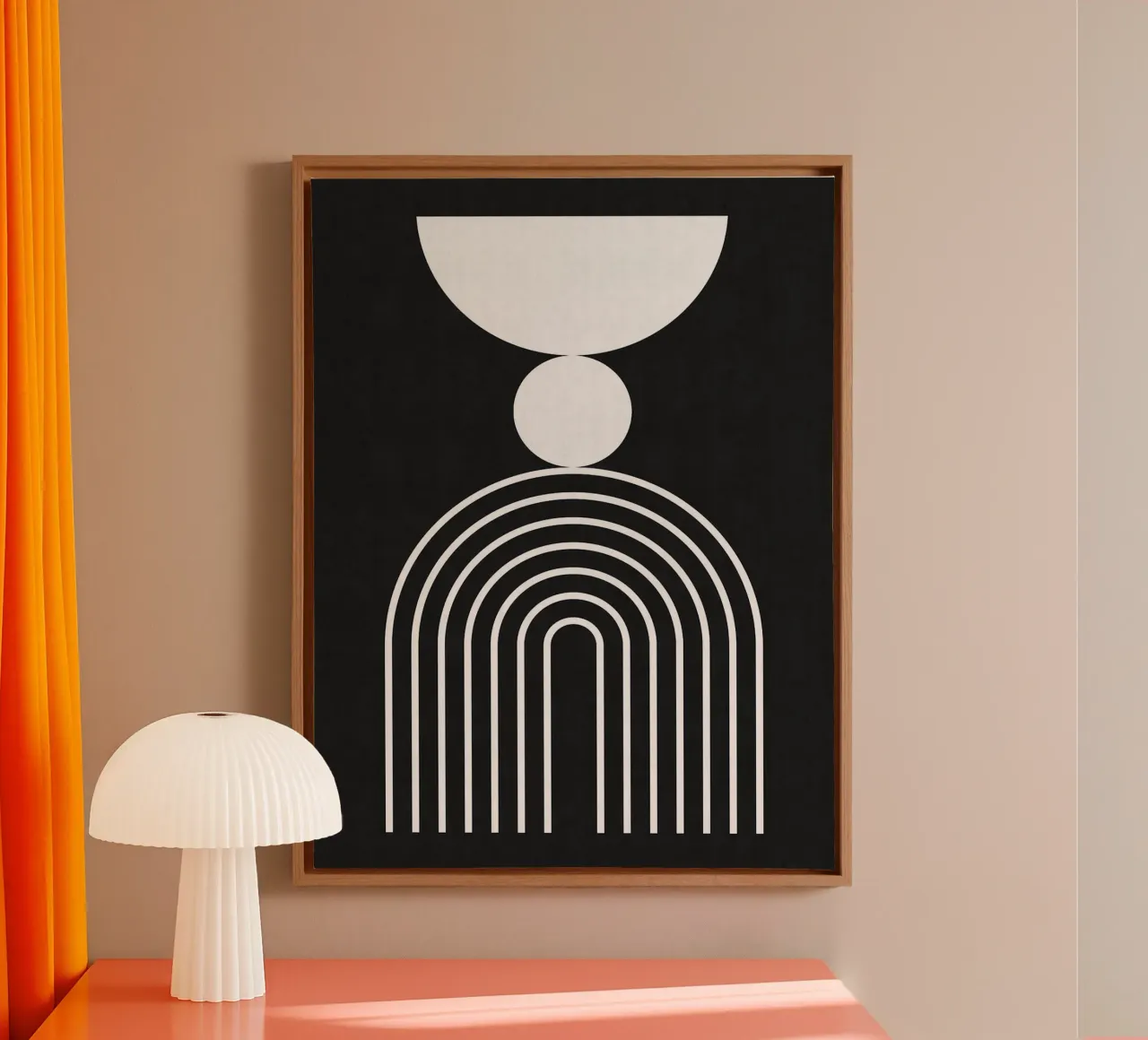 linea d'arte tela con Cornice a cassetta da Leon Franke