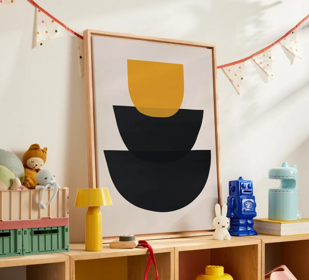 Organisch ontwerp canvas met Baklijst van Leon Franke
