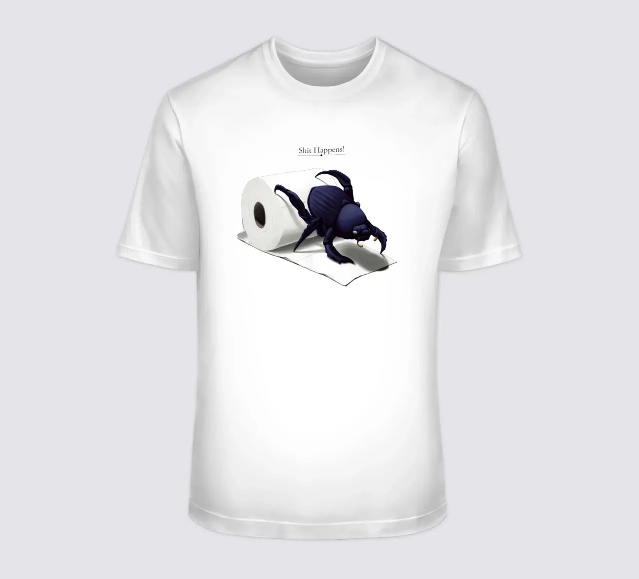 Shit Happens! (Titled) t-shirt da Rob Art | Illustration