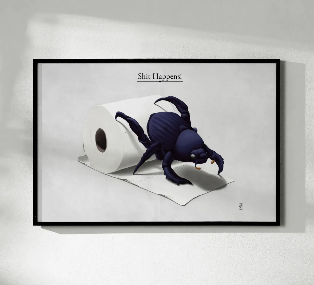 Shit Happens! (Titled) carta hahnemühle da Rob Art | Illustration