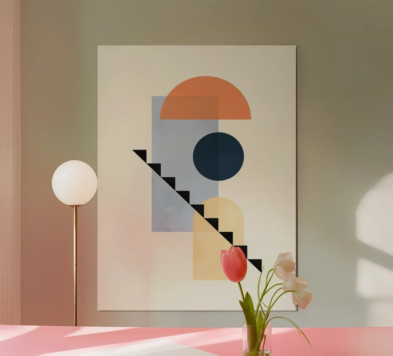 Minimalist geometry III poster by Maria Maier