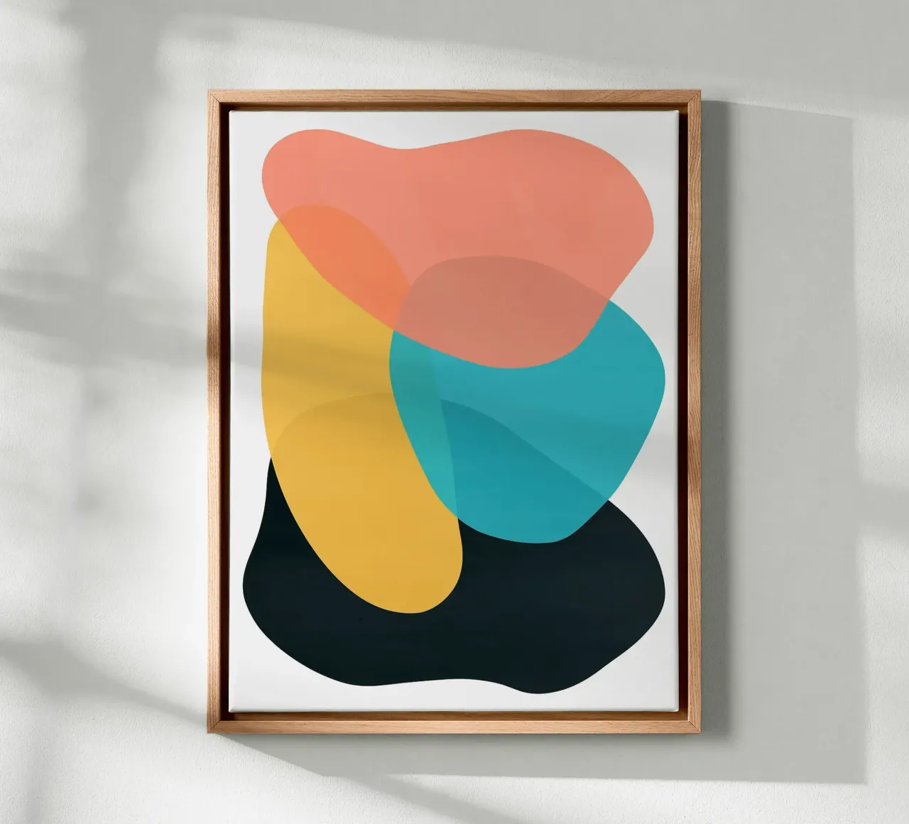 Abstraction de la couleur XIX toile avec Caisse américaine de Maria Maier
