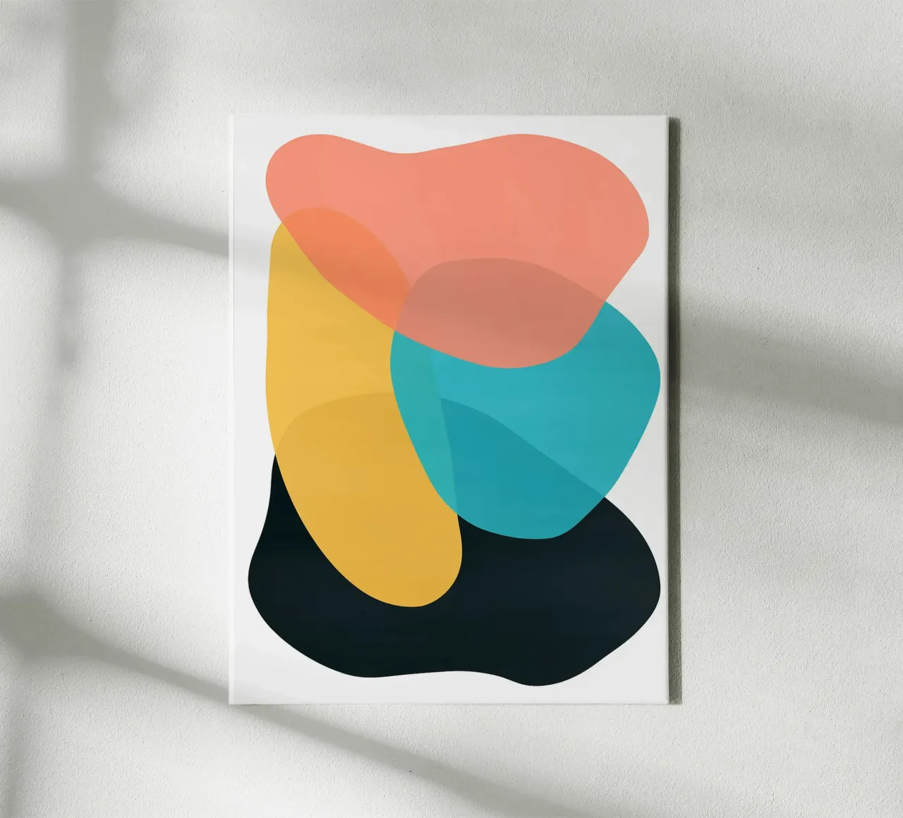 Abstraction de la couleur XIX toile avec Caisse américaine de Maria Maier