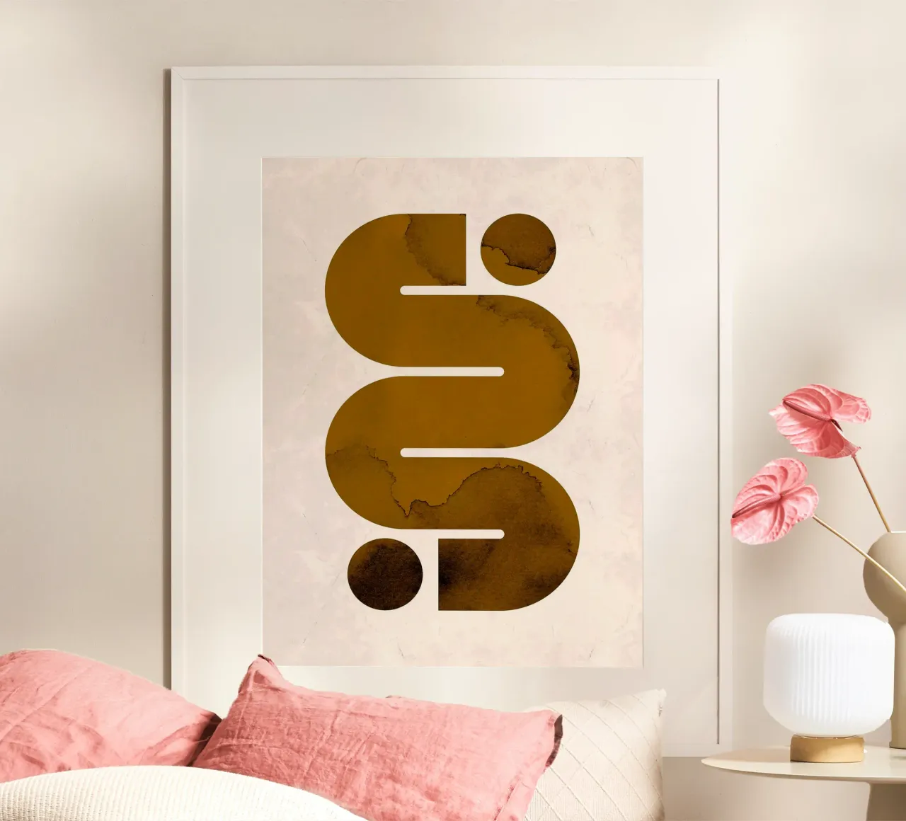 Minimal F poster by Maria Maier