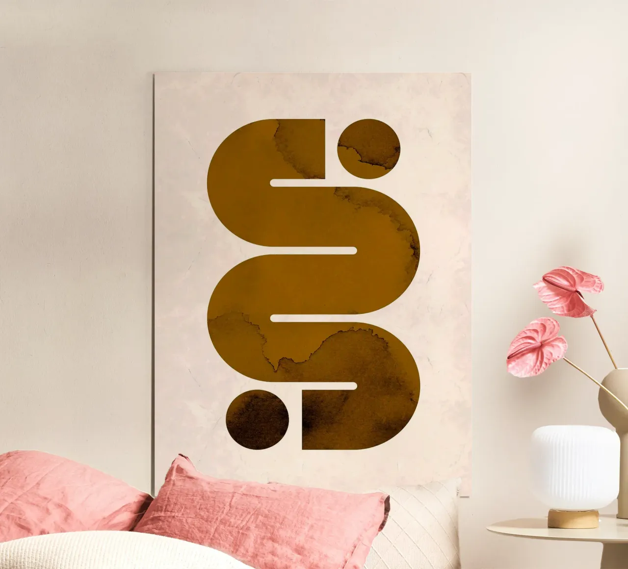 Minimal F poster by Maria Maier