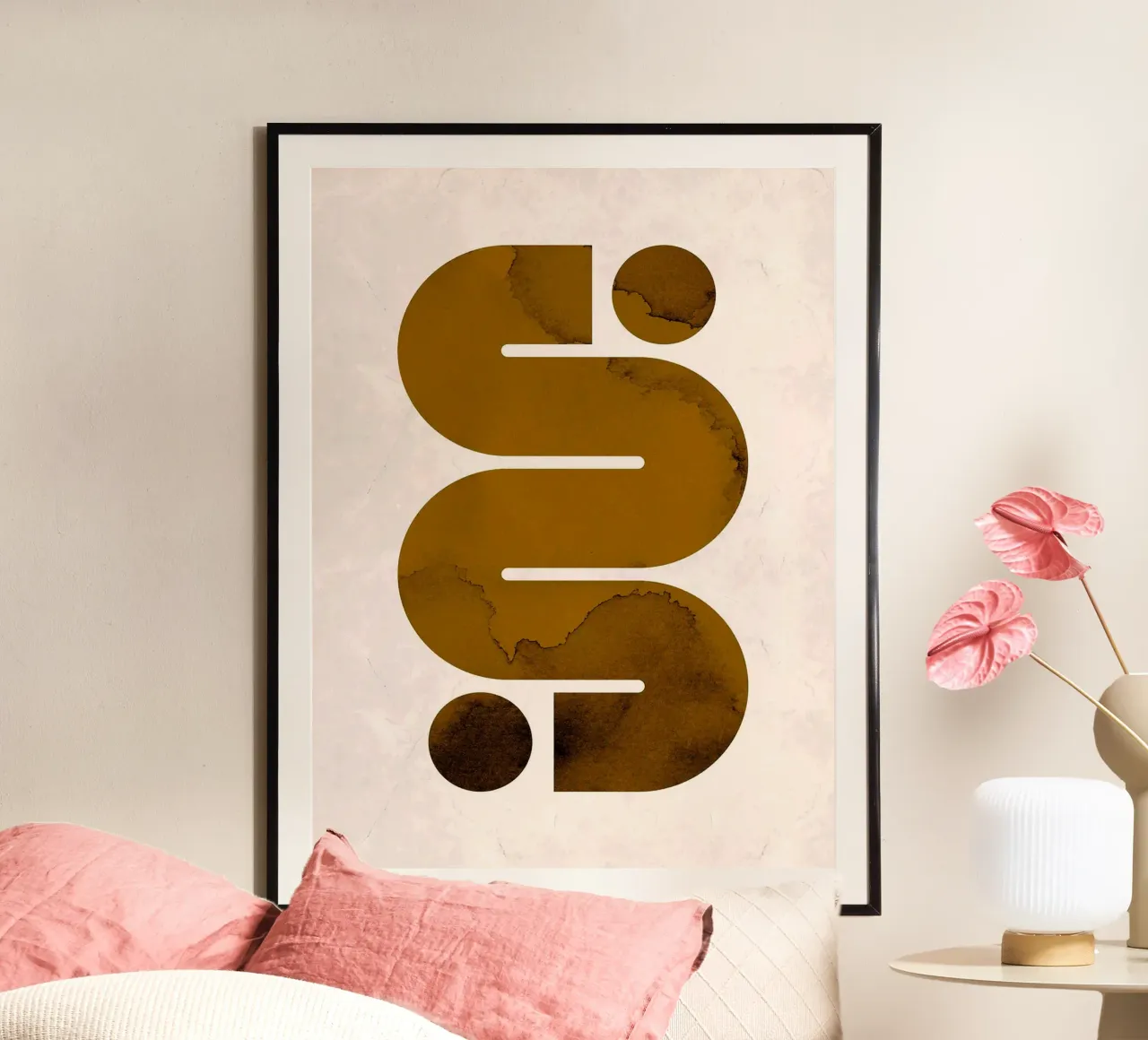 Minimal F poster by Maria Maier