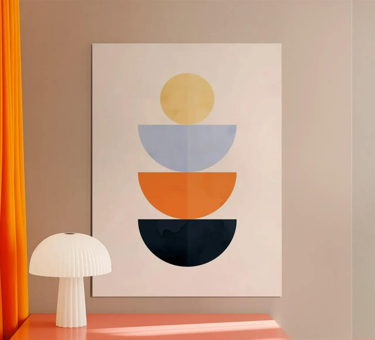 Arte delle forme 05 poster con telaio in plastica da Maria Maier