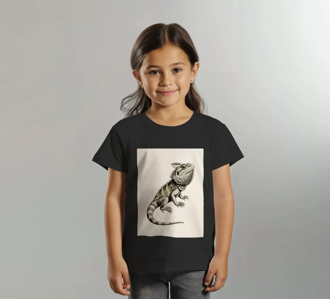 Iguana t-shirt bambini da knowledge