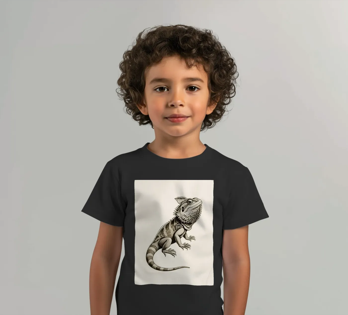 Iguana t-shirt bambini da knowledge