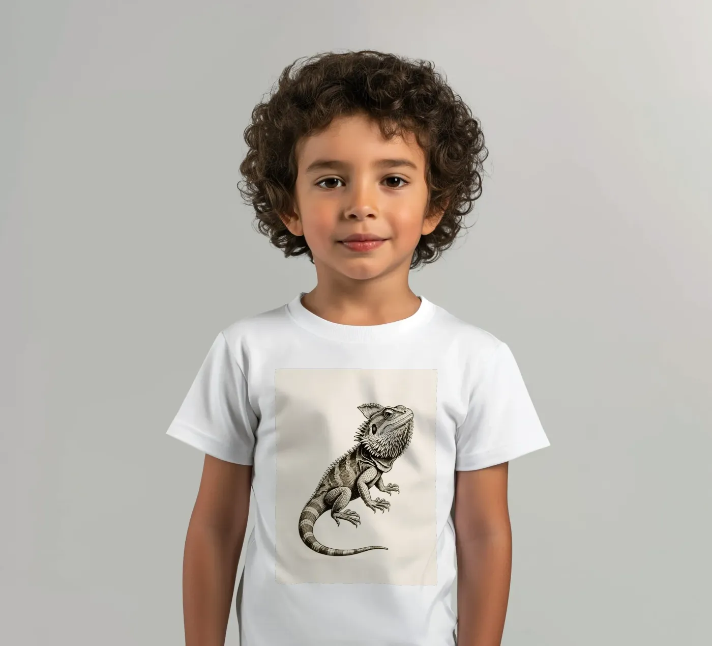Iguana t-shirt bambini da knowledge