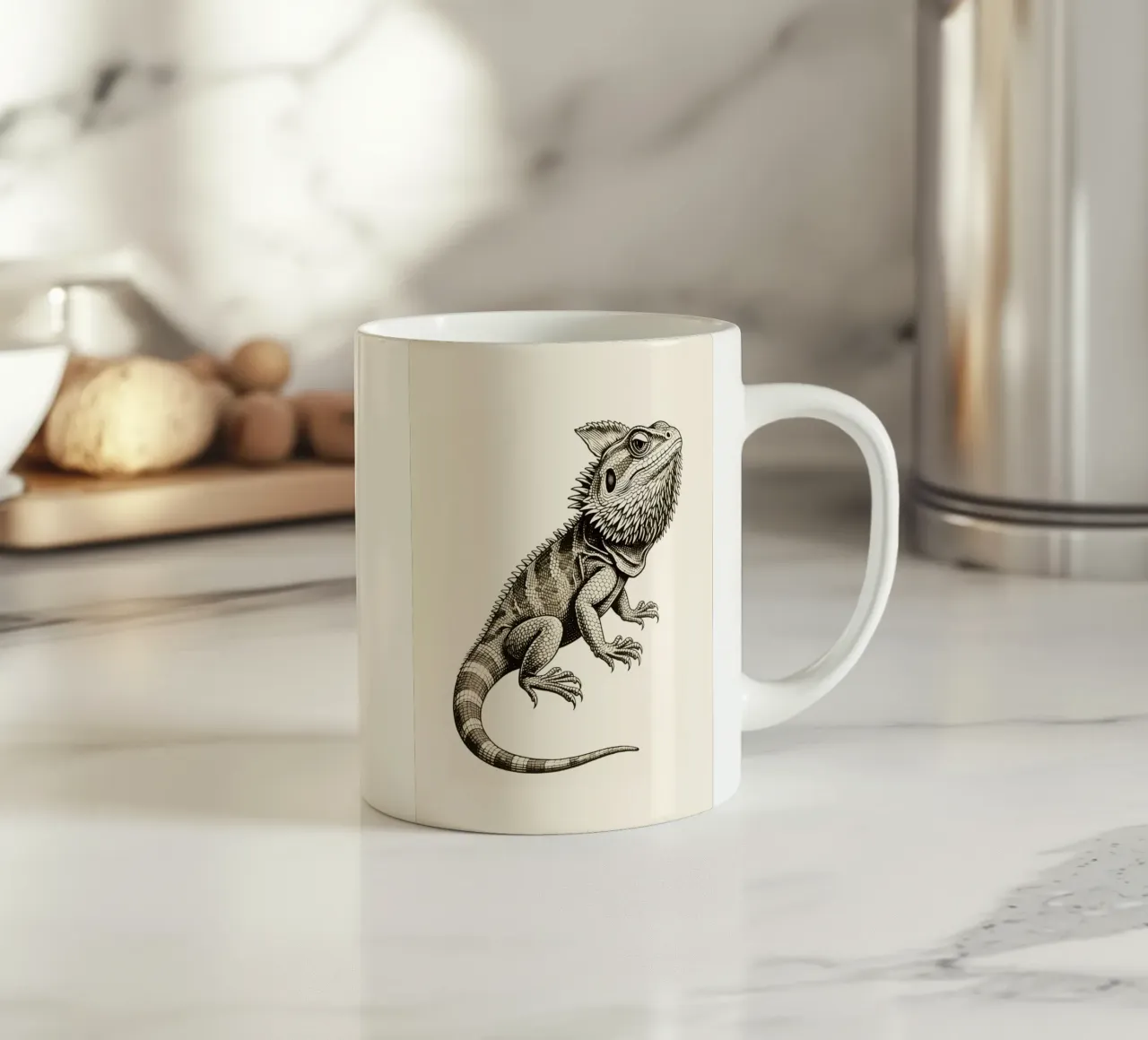 Iguana tazza in ceramica da knowledge