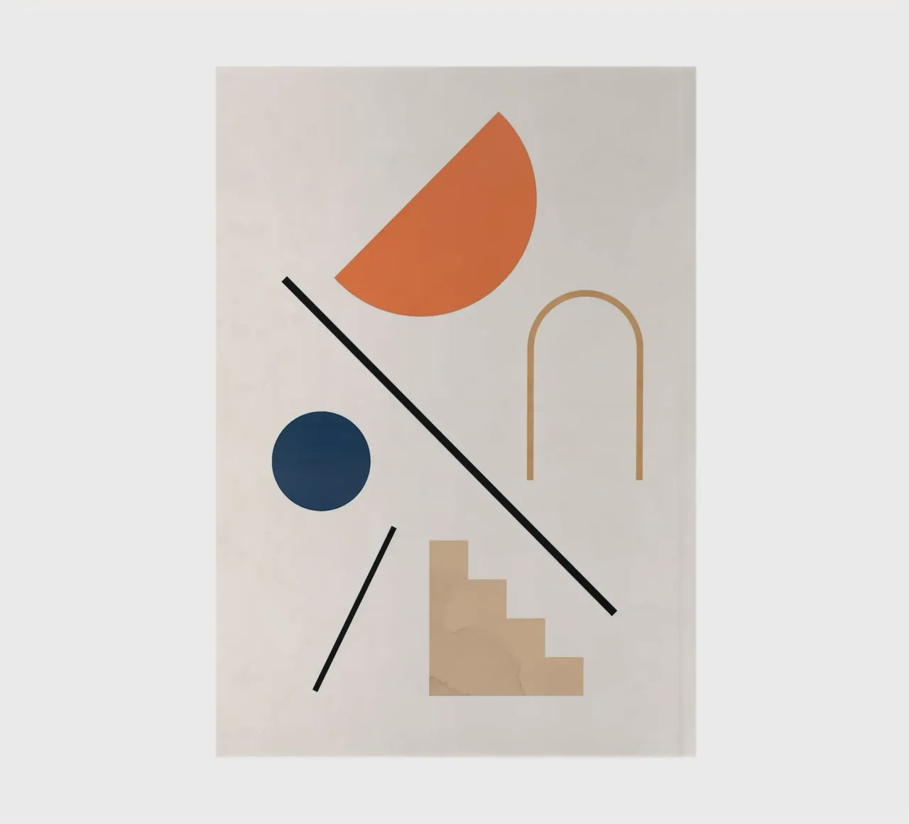 Art of shapes notebook by Anna Müller