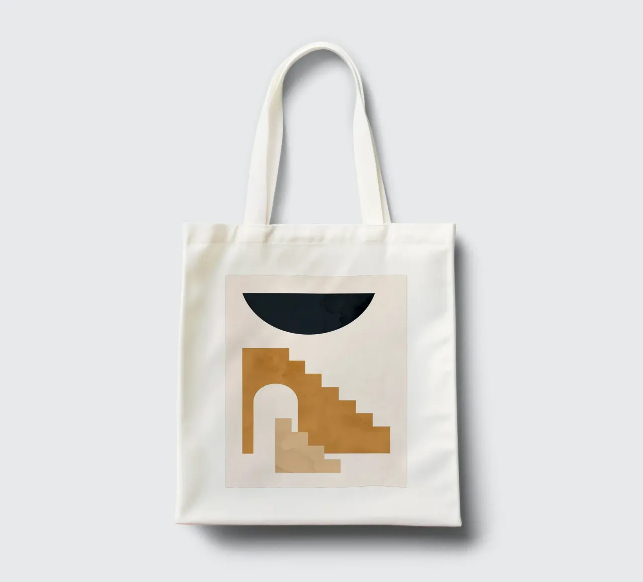Forme geometriche borsa in juta da Anna Müller