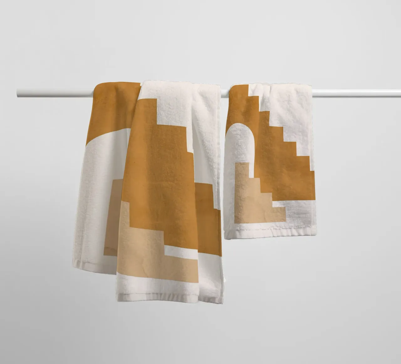 Forme geometriche asciugamano da bagno da Anna Müller