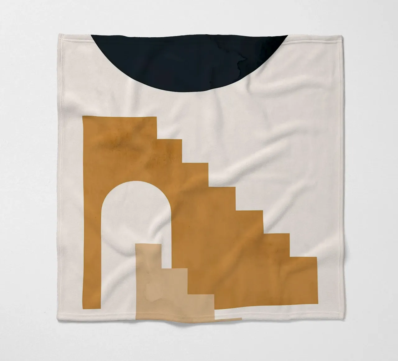 Forme geometriche coperta in pile da Anna Müller