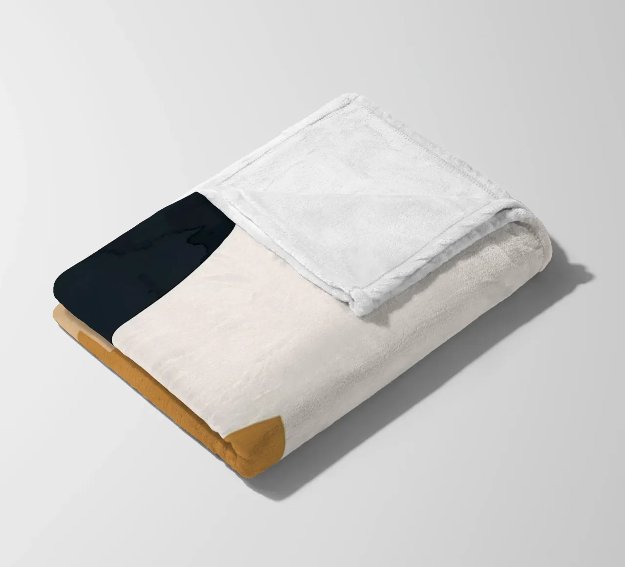 Forme geometriche coperta in pile da Anna Müller