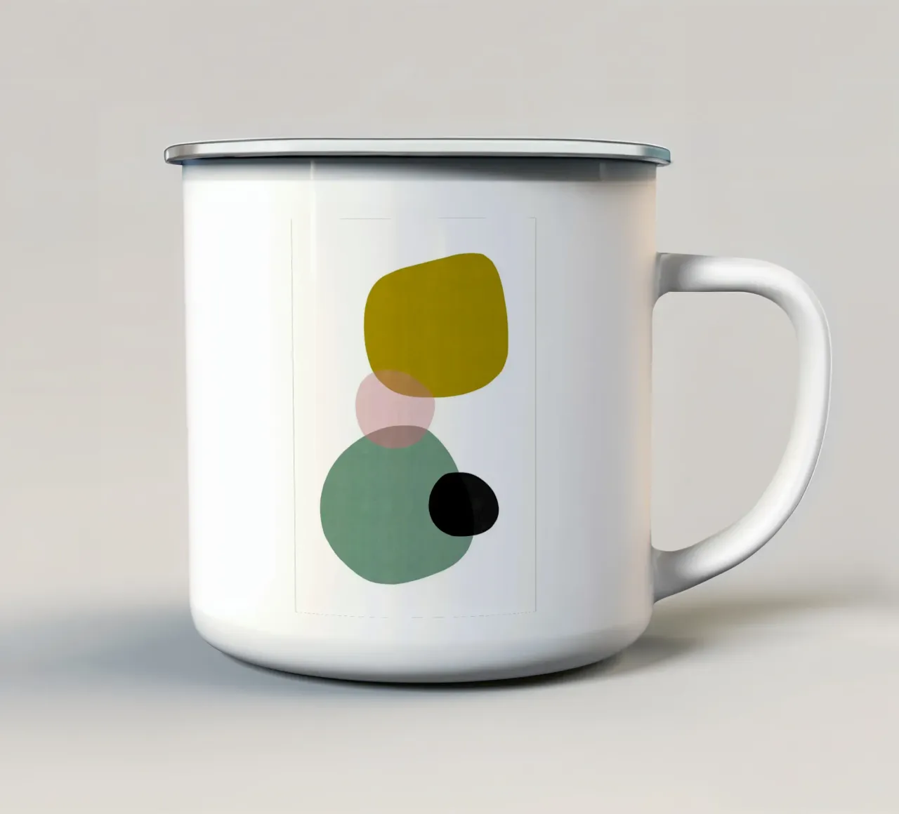 Astratto X tazza in smalto da Anna Müller